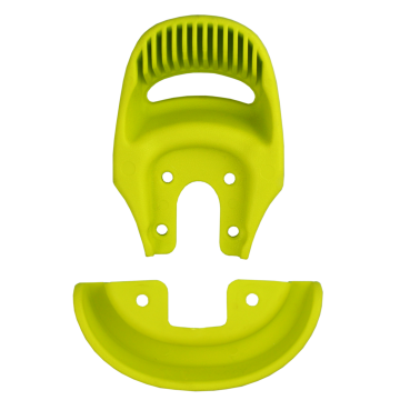 Qu-ax Bumpers for unicycle saddle Yellow with open handle