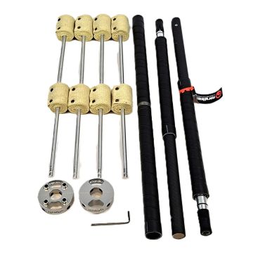 Gora Dragonstaf Deelbaar | CARBON | 8 fakkels