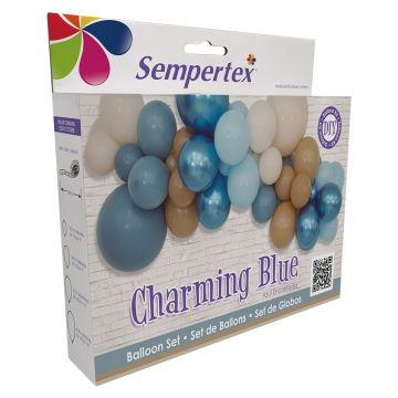 Sempertex DIY Balloon Garland Kit – Charming Blue