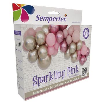 Sempertex DIY Balloon Garland Kit – Sparkling Pink