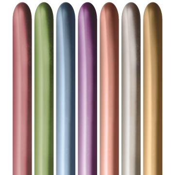 Sempertex 260 Nozzle Up | Reflex Mix | Modelling Balloons | 50 Pieces