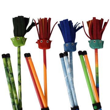 Bravo Flower Stick elements with handsticks and bag