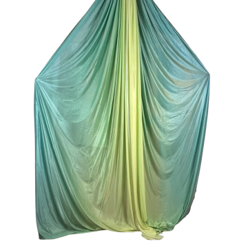 CX Aerial Silk Green Yellow 8 Meters