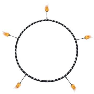 Fire Hoop Travel 100 cm - 5 torches