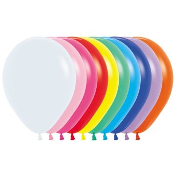 Sempertex, 12 Inch Round Balloon, Fashion Mix, 50 Pieces