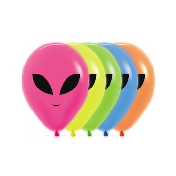Sempertex, Alien Balloon, 5 Inch, 50 Pieces