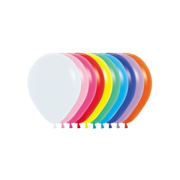 Sempertex – 5 Inch Round Balloon – Fashion Mix – 50 Pieces