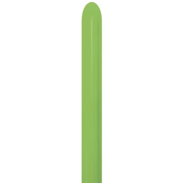Sempertex - 260 Nozzle Up - LIME GREEN - Modelling Balloons (50 pieces)