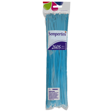 Sempertex - 260 Nozzle Up - BLUE - Modelling Balloons (50 pieces)