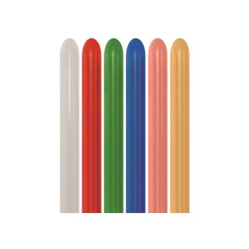 Sempertex - Metallic Mix 260 - Modeling Balloons (100 pieces)